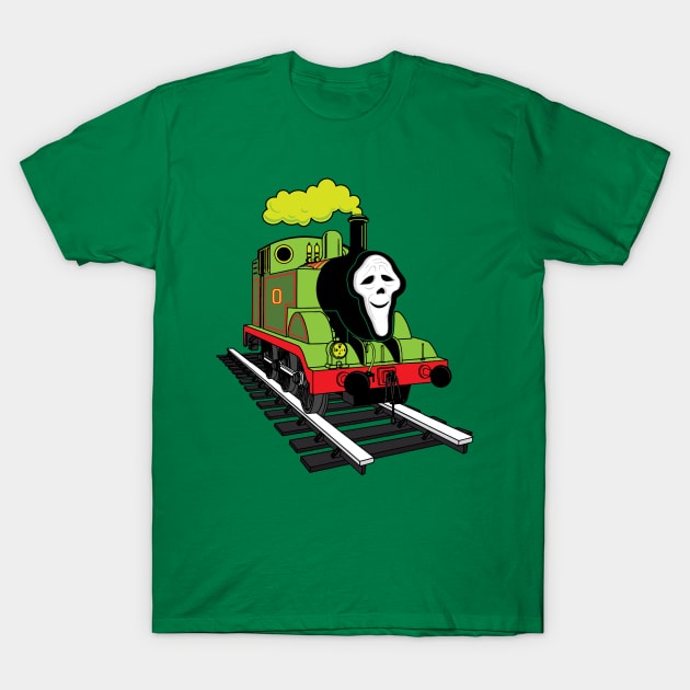 Green Train T-Shirt by Daletheskater